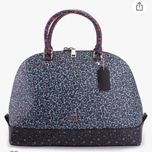 Coach Purse Sierra Ranch Floral Crossgrain Satchel